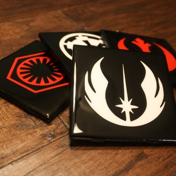 Handmade Star Wars Coasters (Set of Four) - Picture 2 of 3